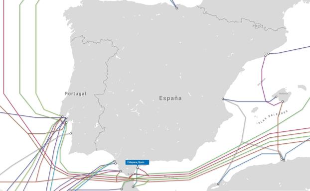 El Mapa Mundial De Conexiones Por Fibra Ptica Submarina Hace Parada En